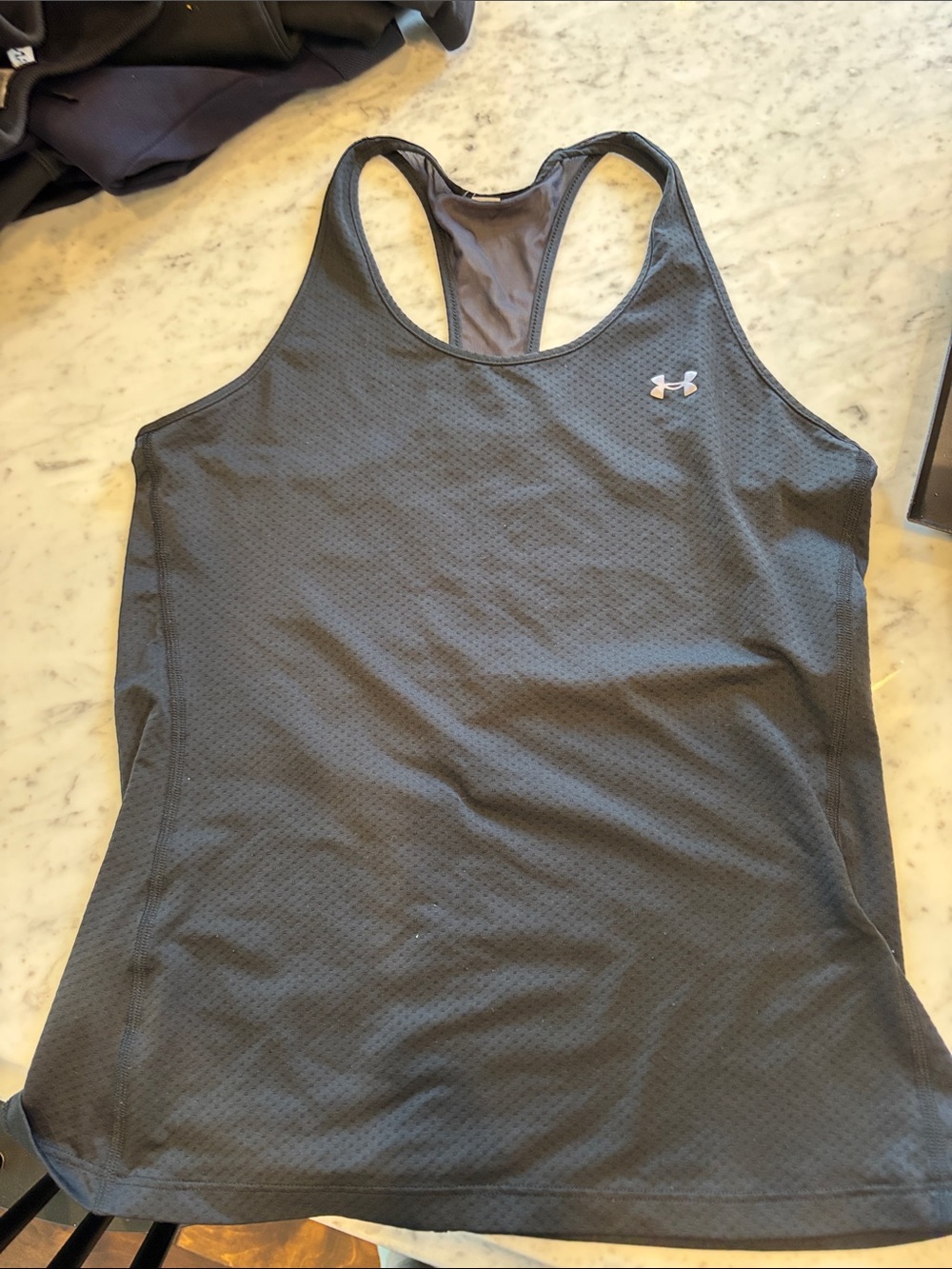 Under Armour Women's Charcoal Gray Racerback Training Tank